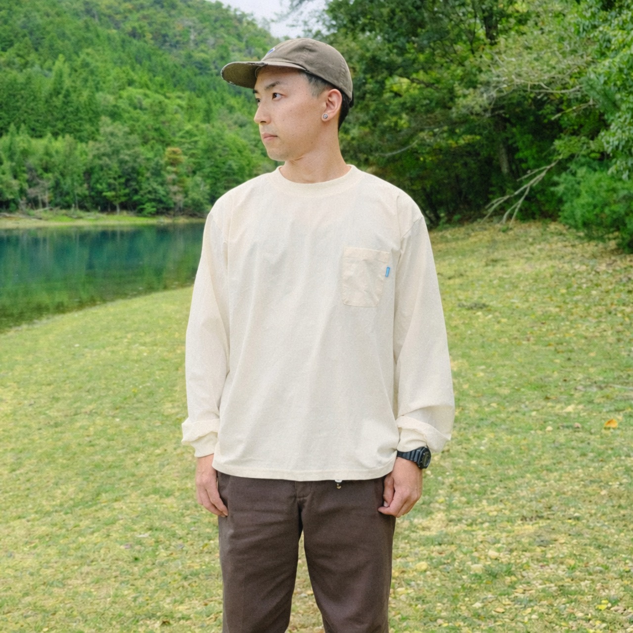 HOUR QUICK DRY CYCLE LONG SLEEVE TEE【アイボリー】 | HOUR | アワー