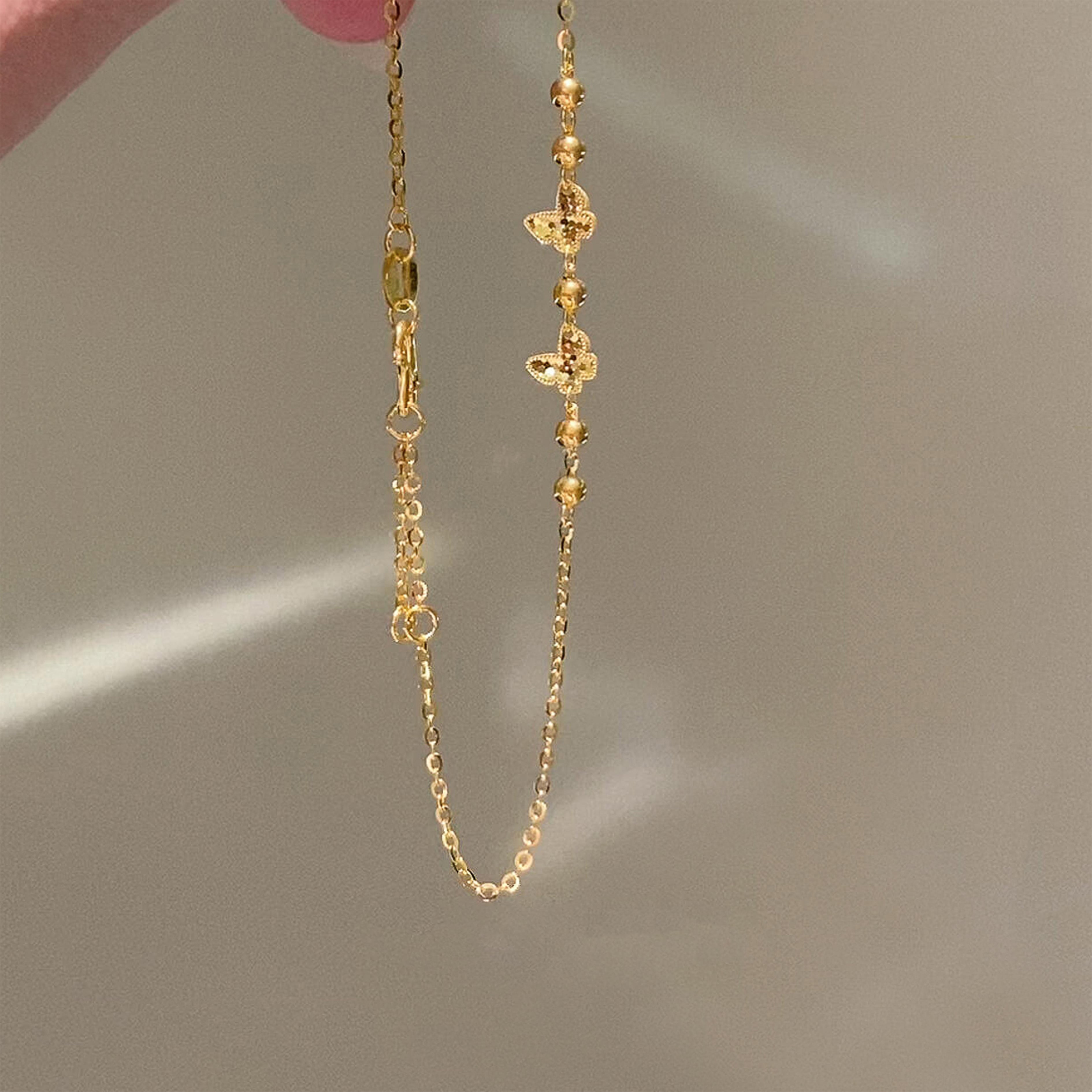 TOMR金色の蝶々ブレスレット