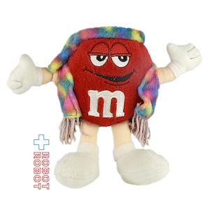 M&M's ヒッピーバレンタイン レッド エムアンドエムズ ぬいぐるみ人形