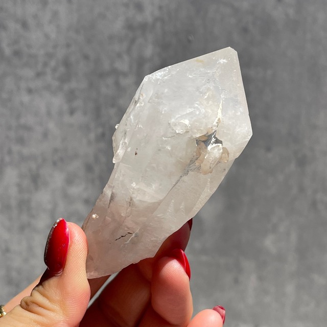 セプター形状【マダガスカル産 クォーツ】② 水晶（石英）鉱物 天然石 パワーストーン　　