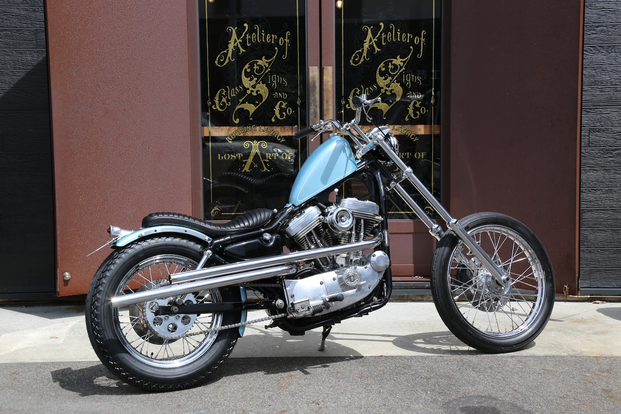 1998-XLH883 Chopper [Scandinavia Blue]