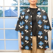 山旅×HAREKI/Flower shirt