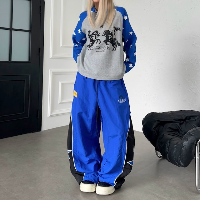 カウボーイグラフィックスターラグランワッフルTシャツ 2col R02544