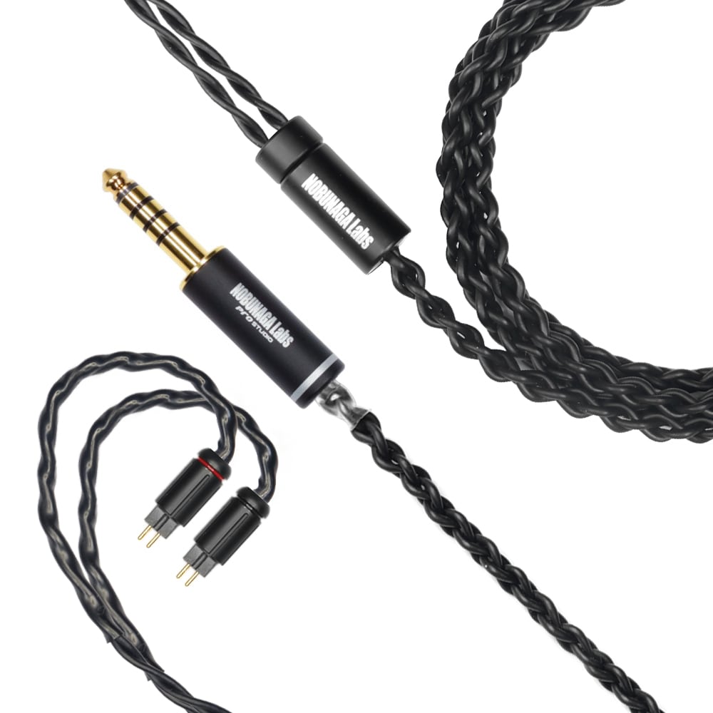 【直販数量限定/イヤーループ】CASSINI-EL (カッシーニEL ):NOBUNAGA Labs Advance:4.4mm5極バランス/カスタムIEM2pin対応 錫メッキ