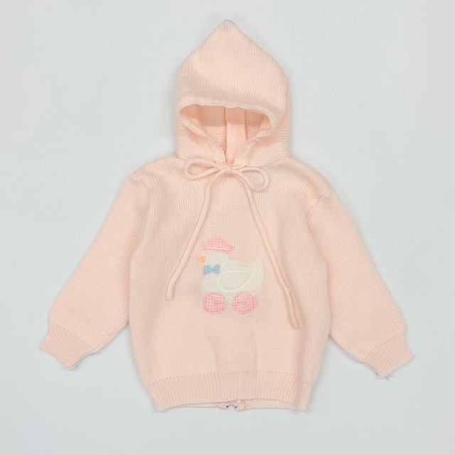 【18-24m】Pride N Joy duck knit hoodie ニット セーター フーディー パーカー アヒル
