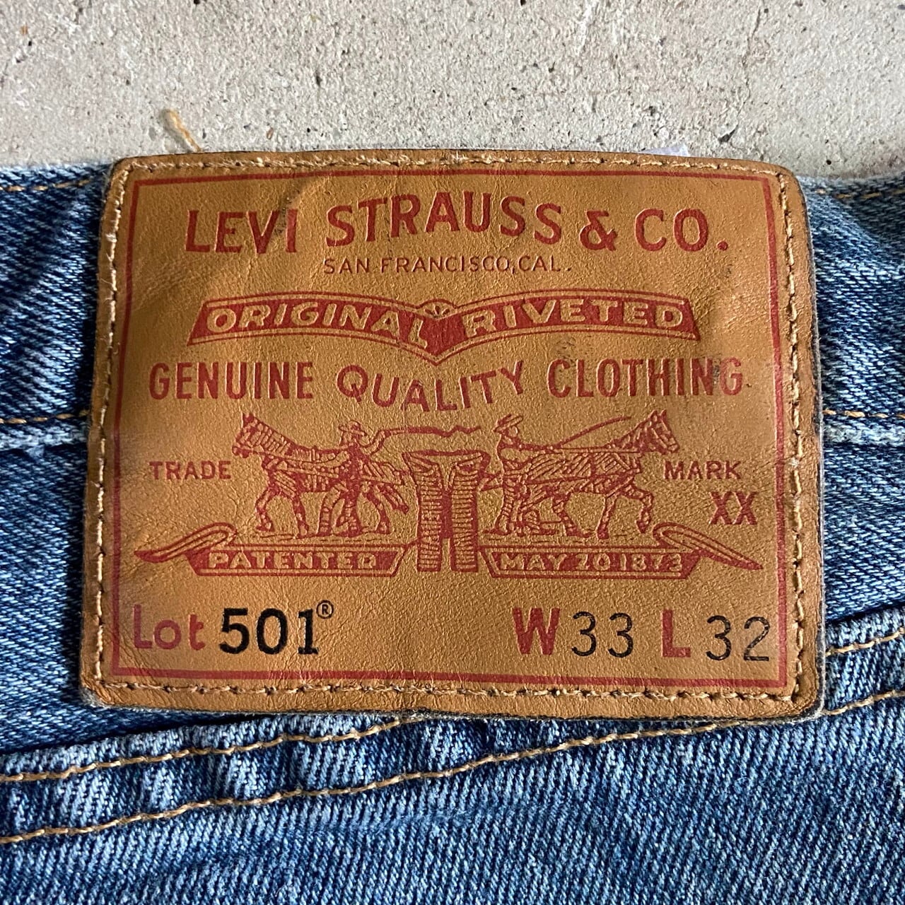 Levi's リーバイス プレミアム 501 ヴィンテージ加工 BIG E