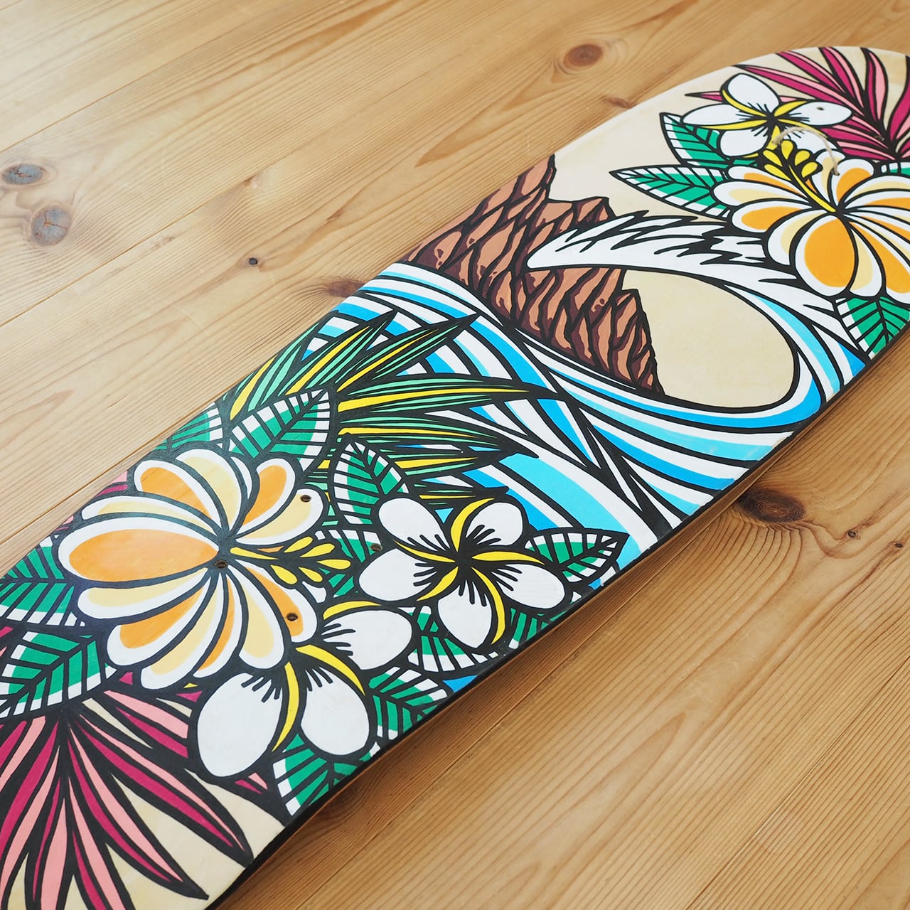 Skateboard Deck（Hibiscus Wave） | TAMO ART GALLERY