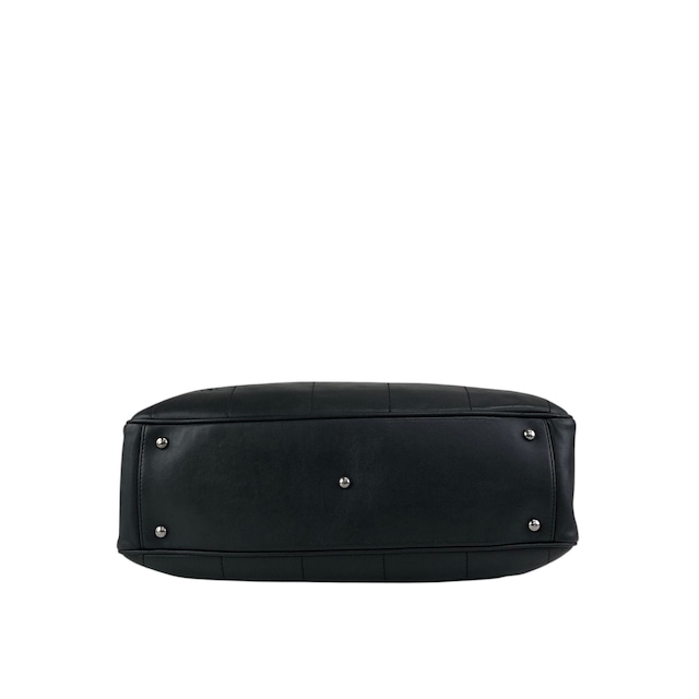 CHANEL シャネル チョコバー ハンドバッグ ブラック レザー ミニボストン vintage ヴィンテージ オールド 6yfva8