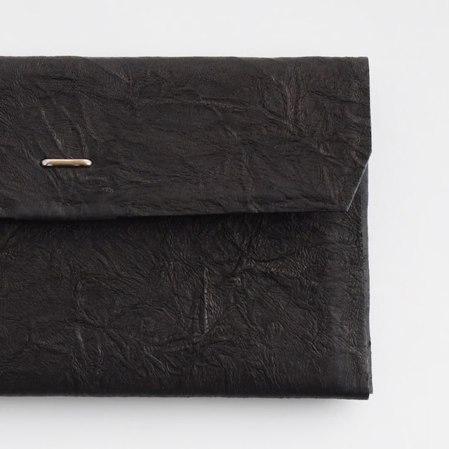 i ro se PAPER 3WAY LONG WALLET ( L.BROWN / BLACK )