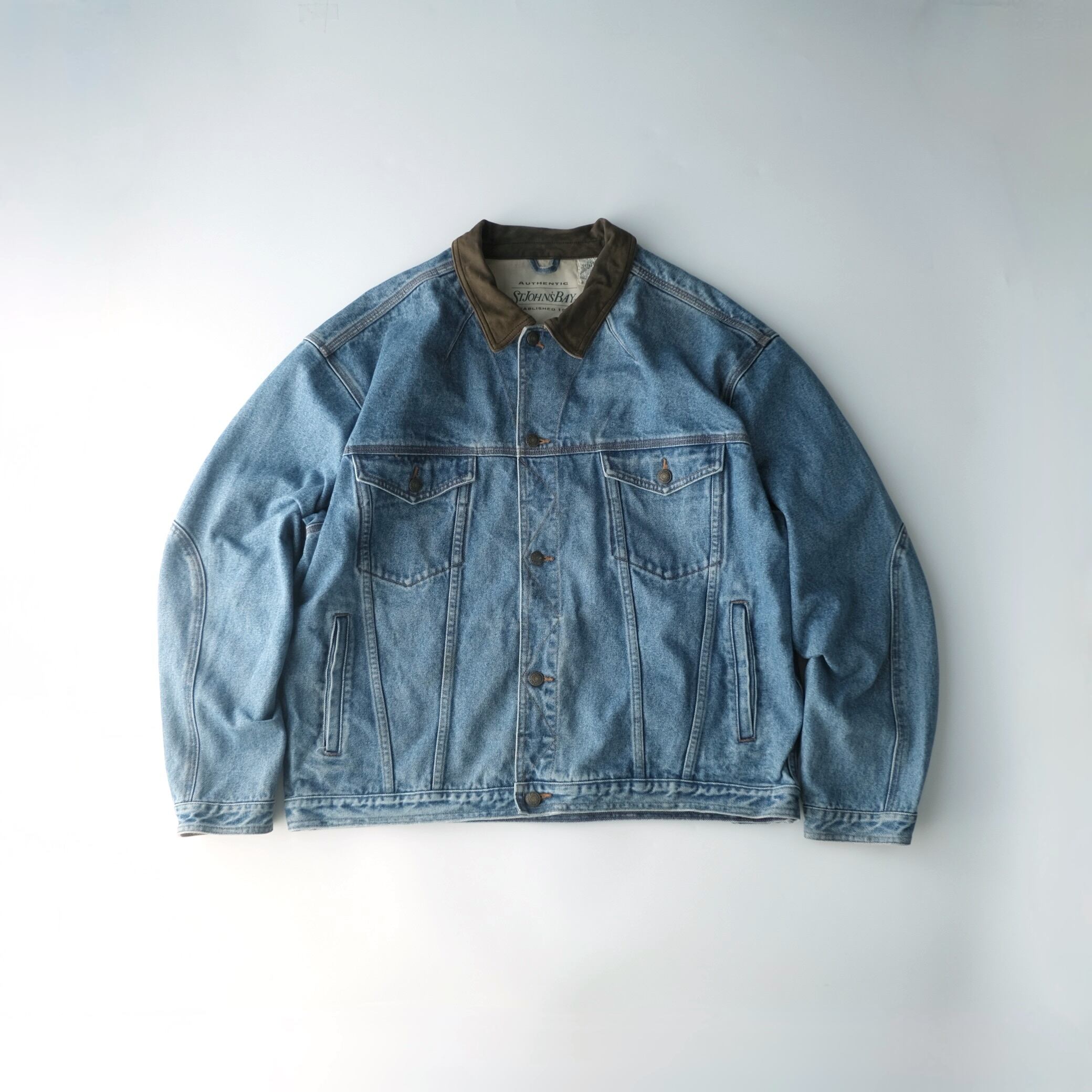 Ermenegildo Zegna】Linen L/S Shirt Navy XXL | RE:FOUND