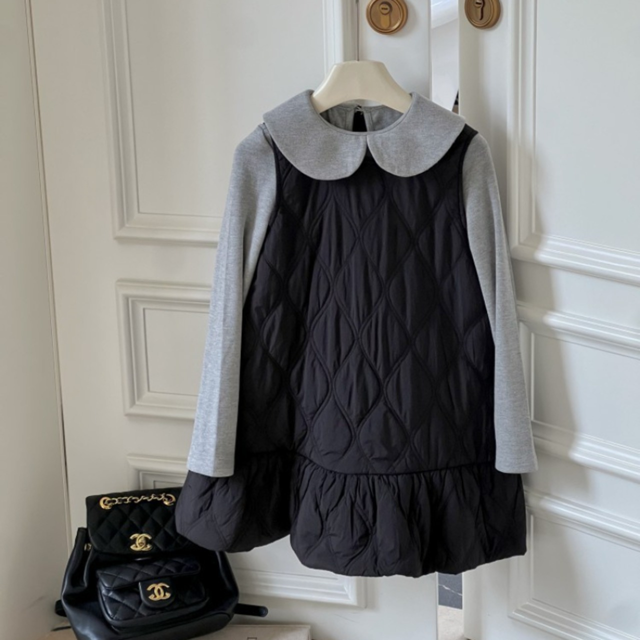 冬ラシャジャケットOR中綿入りワンピース