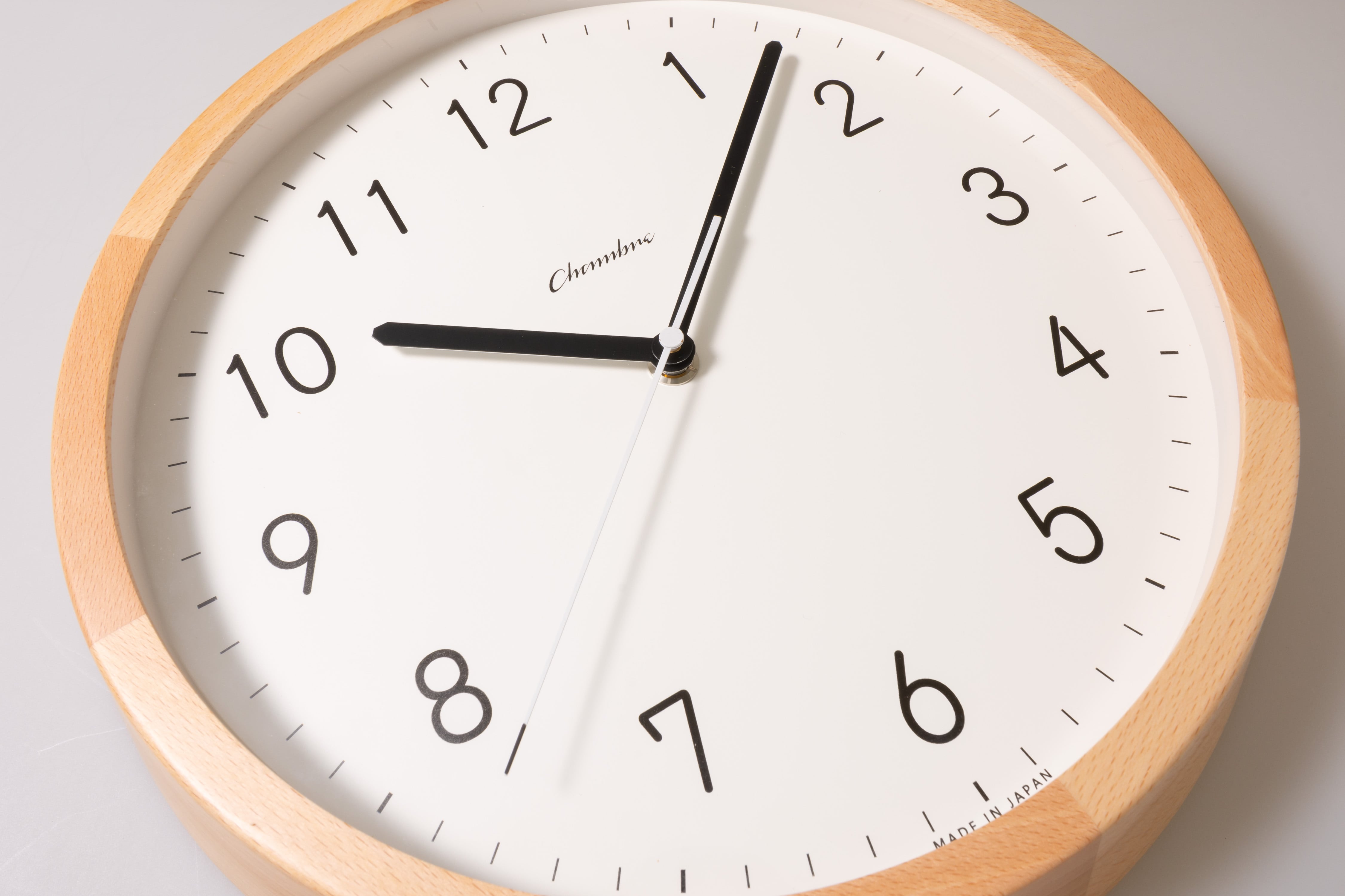 電波時計 BRUNCH CLOCK【NATURAL MILK】 | シャンブル【CHAMBRE】by