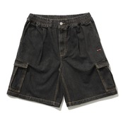 【ROMANTIC CROWN】 WIDE FIT DENIM SHORTS