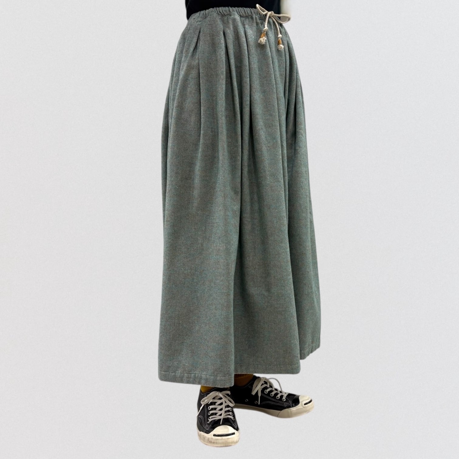 vm 撚杢メランジュシャンブレータックスカート | CoCo Cuore