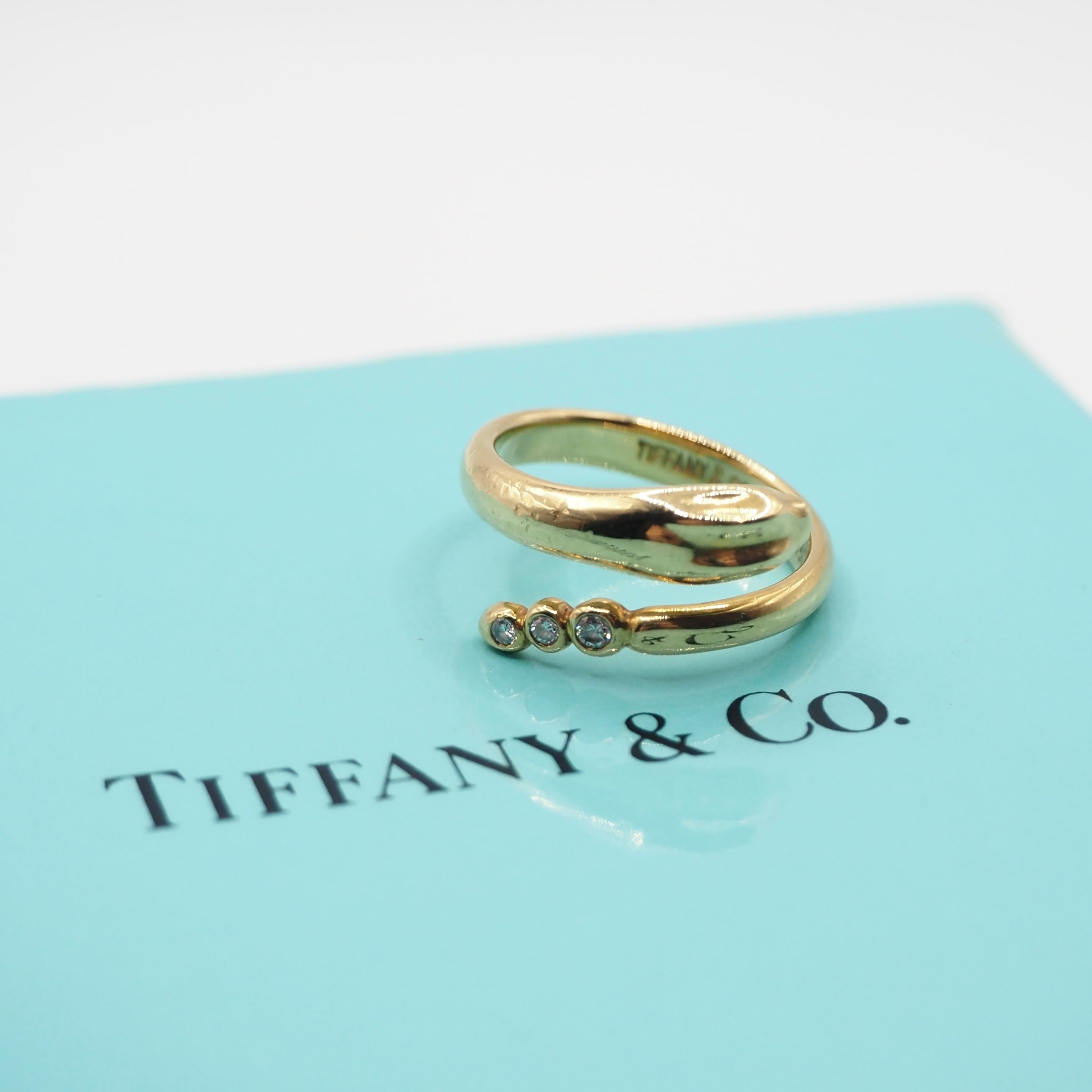 レア✨ティファニー　スネーク　リング　約7号　シルバー925 現行品】Tiffany&Co. 約7号 エルサペレッティ スネーク リング K18