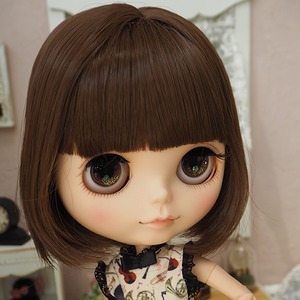 ネオブライス ウィッグ キューティ分け目ボブ MeB 10インチ/ドール Blythe