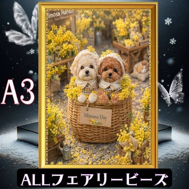 ✨遂に登場!『全色!フェアリーダストビーズ』(A3サイズ)fairydustcc450ダイヤモンドアート