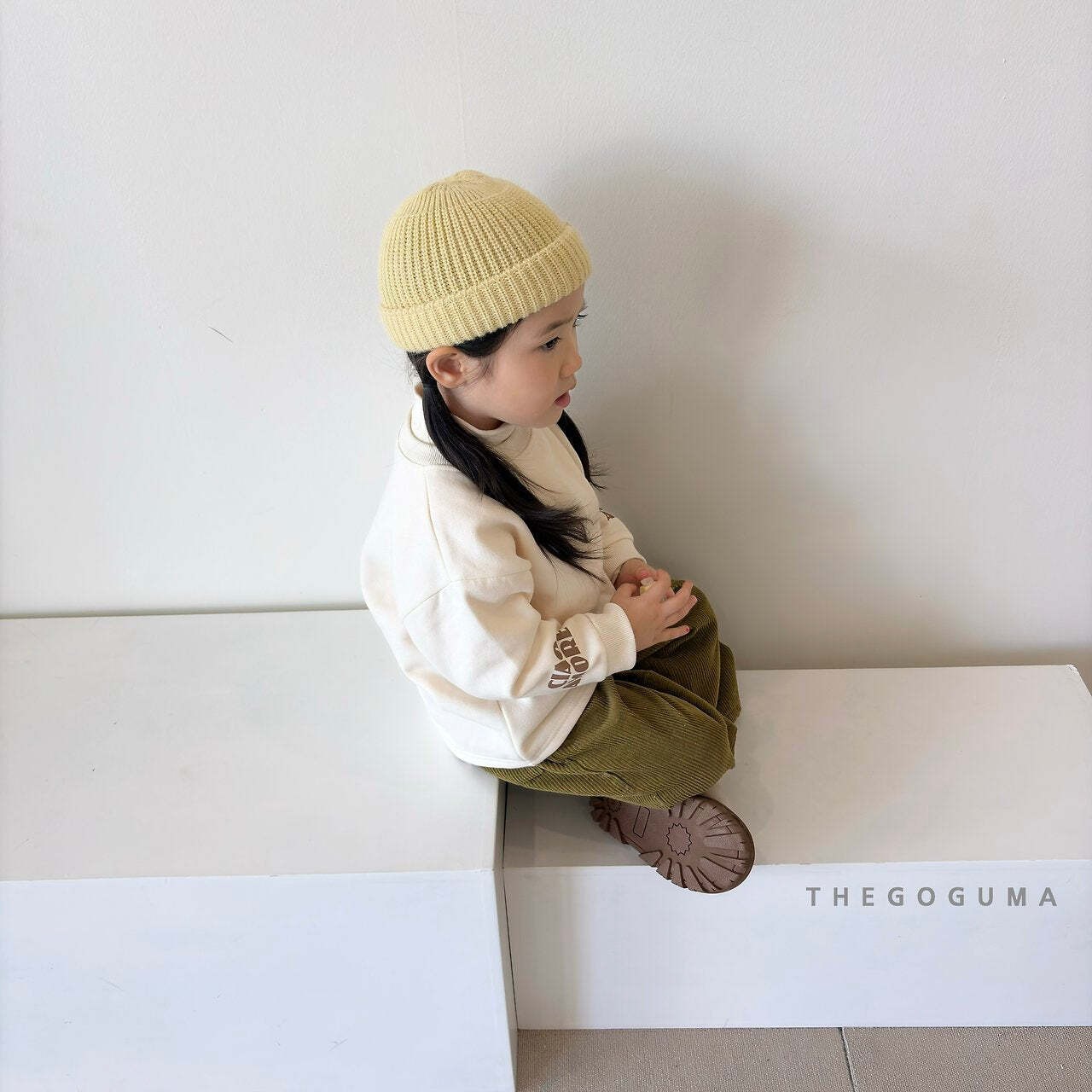 【取寄】THE GOGUMA カラーコーデュロイ裏起毛パンツ｜冬服｜韓国子供服