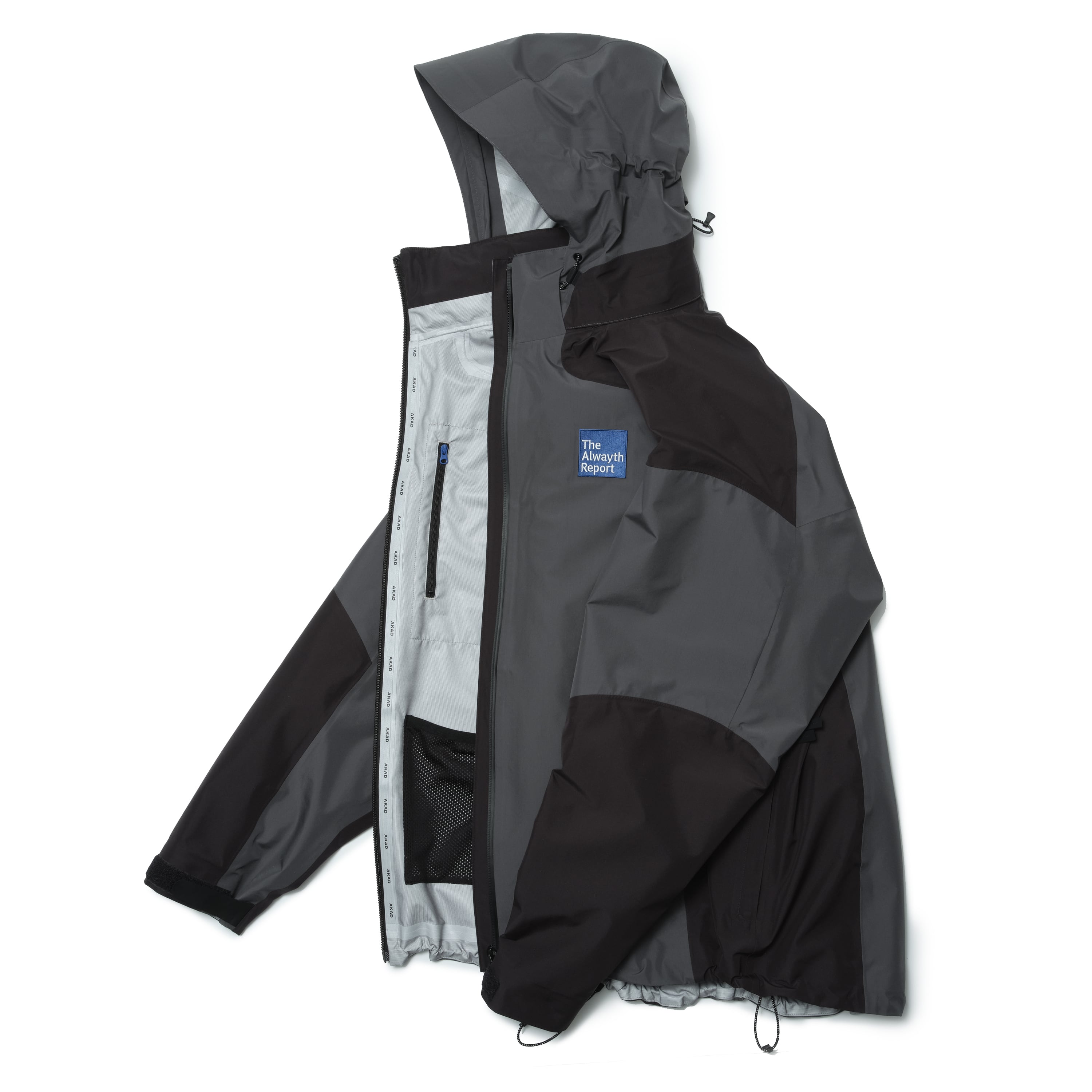 [AKAD038] Alwayth all weather proof shell jacket by AKAD - GRAY