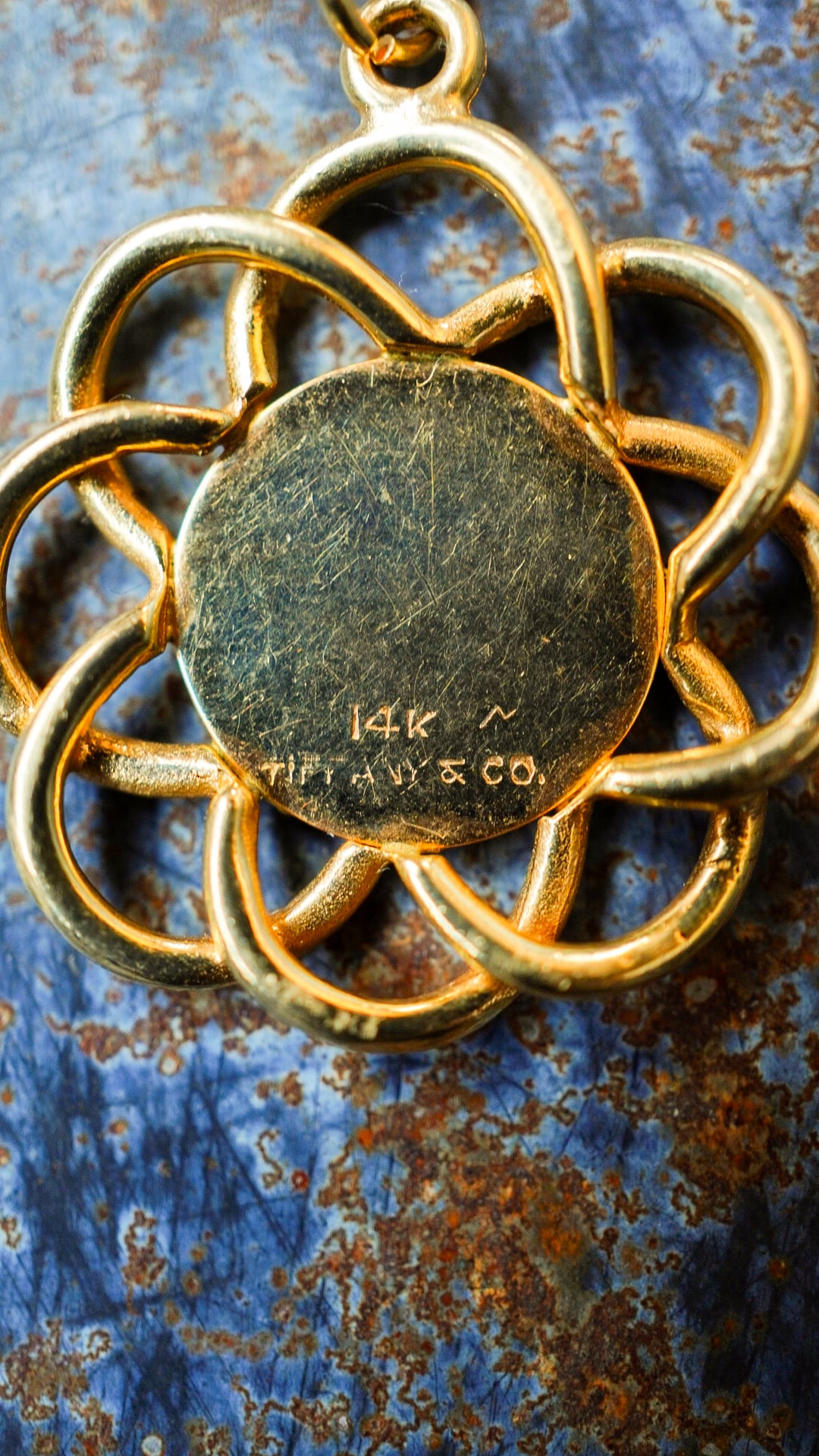 VINTAGE】TIFFANY&Co. ティファニー イエロー ゴールド フラワー VINTAGE】TIFFANY&Co. ティファニー イエロー ゴールド フラワー