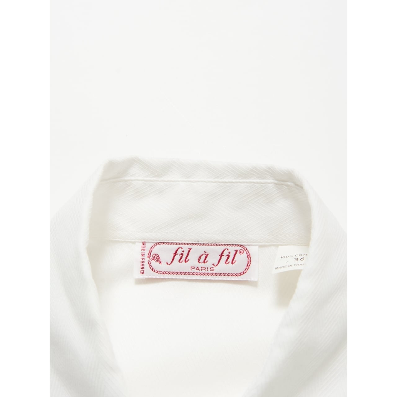 フランス製 fil a fil セミワイドカラーシャツ フィルアフィル fil a fil 】Made in France dress shirts（フランス製 フィルアフィル