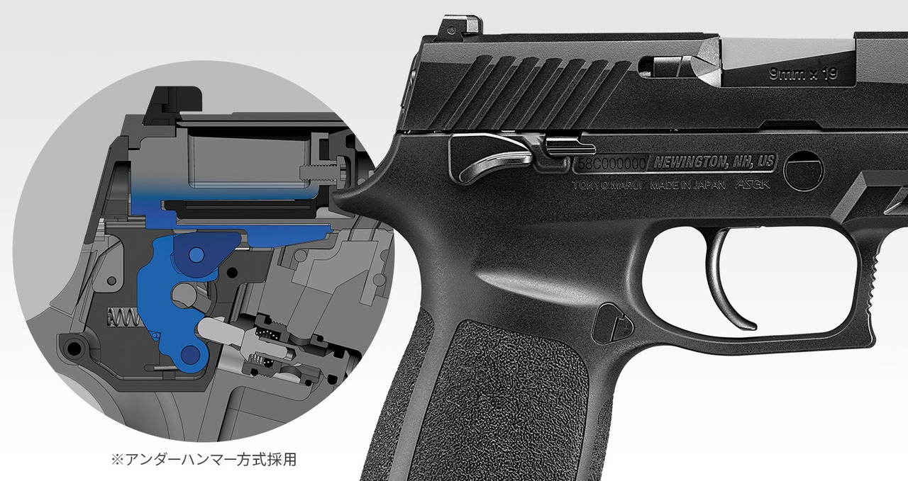 【ホルスターセット】 東京マルイ ガスブローバック P320 フルサイズ & BLACKHAWK / 44N561BKR T-SERIES L3D DUTY ホルスター