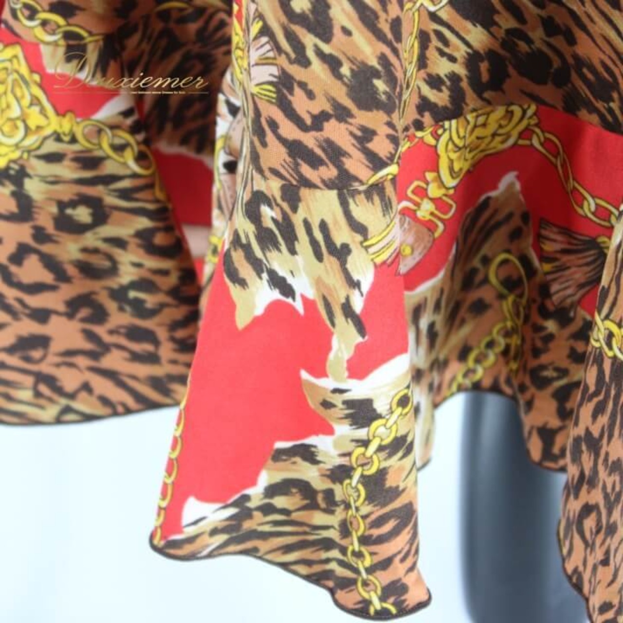 社交ダンス 衣装 スタンダード ドレス ワンピース レッスンウェア レディース オールシーズン Fashionα 赤 茶色 ブラウン系 レッド系 ヒョウ柄 イエロー系 ブラック系 ファッション きれい おしゃれ 演出 劇場 かわいい ステージ 目立つ デザイン