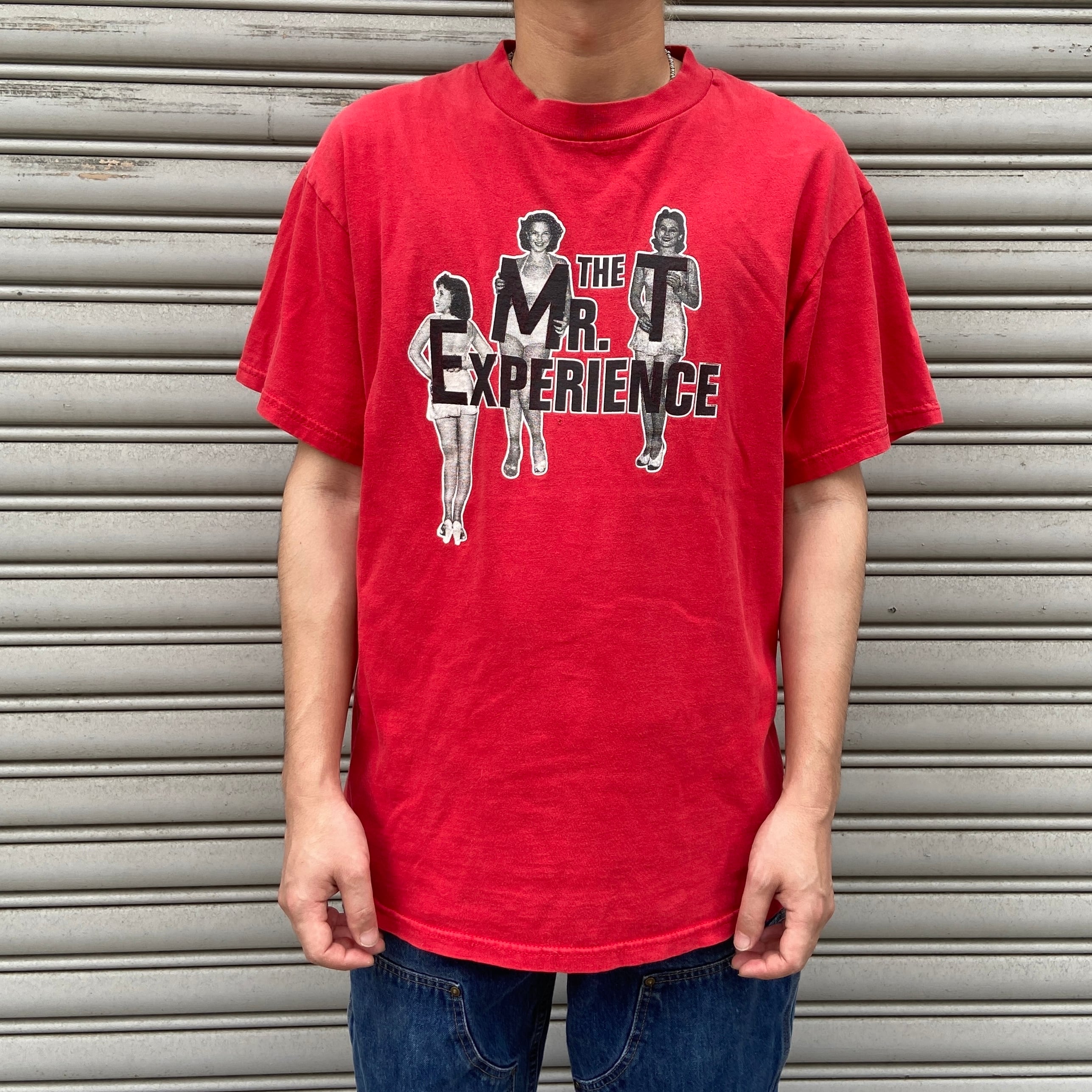 MTX ミスターティーエクスペリエンス バンドTシャツ レッド L相当