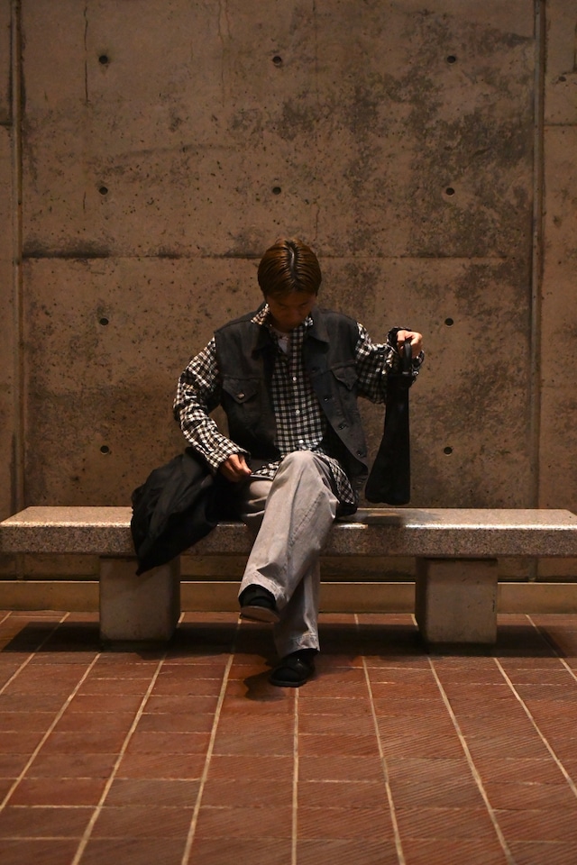 CIOTA / Exclusive Denim Slacks (Light Gray)