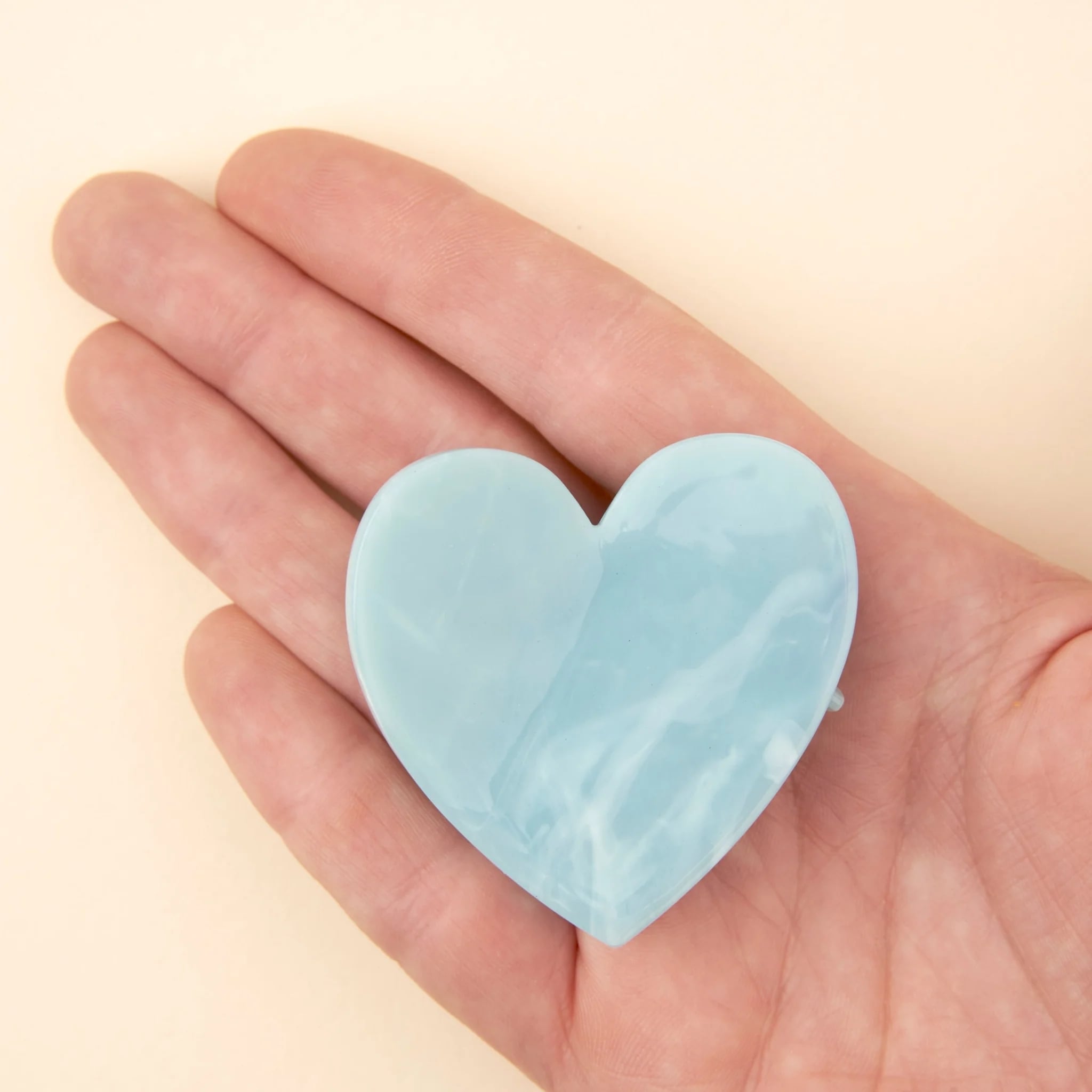 即納» Coucou Suzette Blue Heart Hair Claw ククシュゼット ヘア