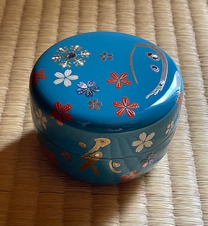 平棗　雪月花（茶平一斎作　茶道具　薄茶器　棗　輪島塗　蒔絵　コレクター）　