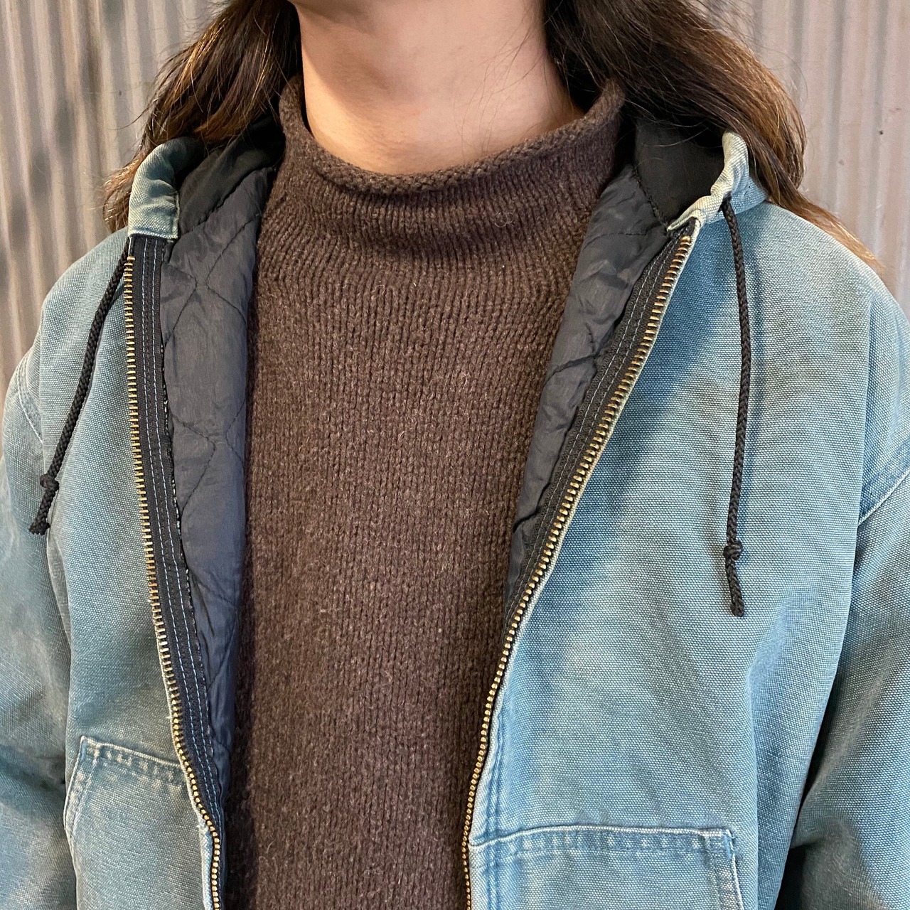 雰囲気系 Carhartt カーハート アクティブジャケット メンズL 古着 