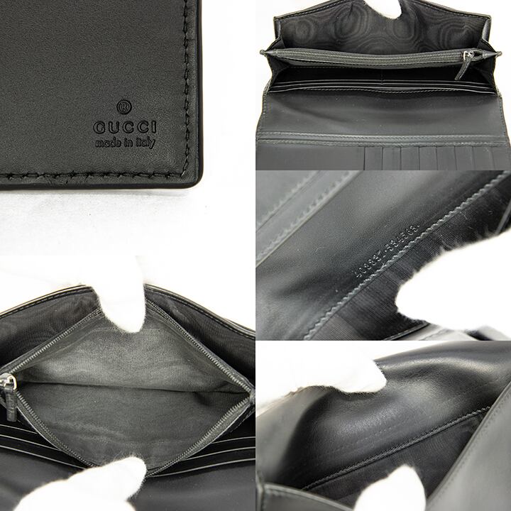 最終価格・送料無料・美品】GUCCI・グッチ・長財布・二つ折り財布
