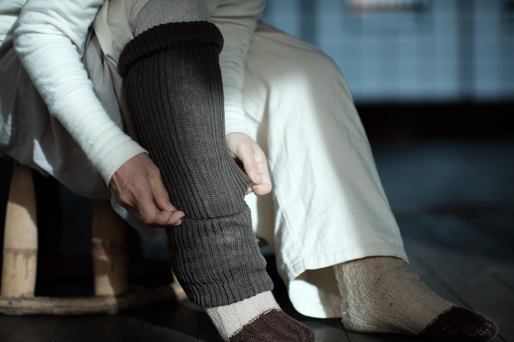 齊藤さま 専用カート/シルク&ウールレッグウォーマー(45センチ)