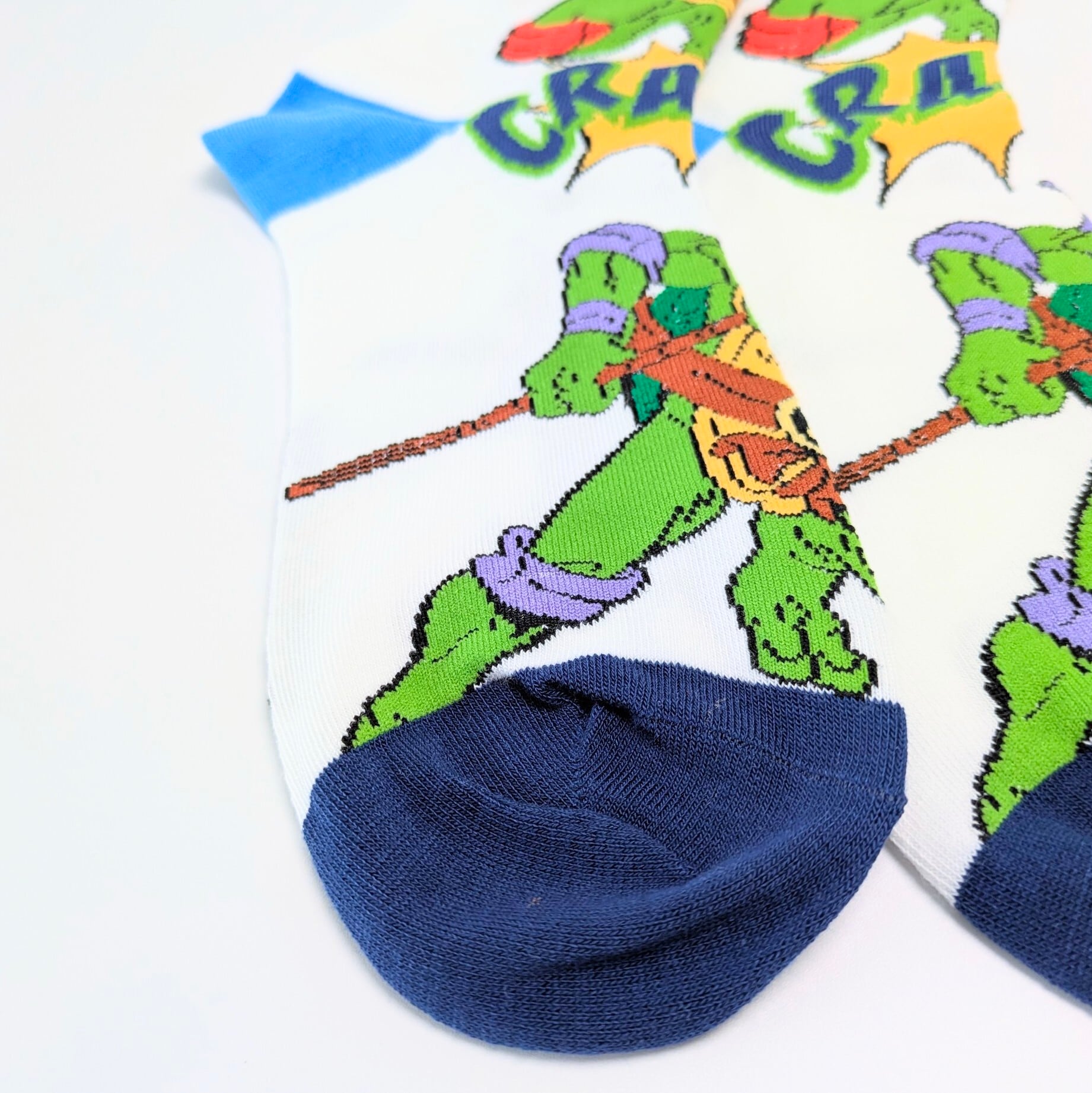 ♧【 crew socks / クルーソックス 】Teenage Mutant Ninja Turtles ( タートルズ ) / 靴下 / ソックス〚アメリカン雑貨 アメトイ〛