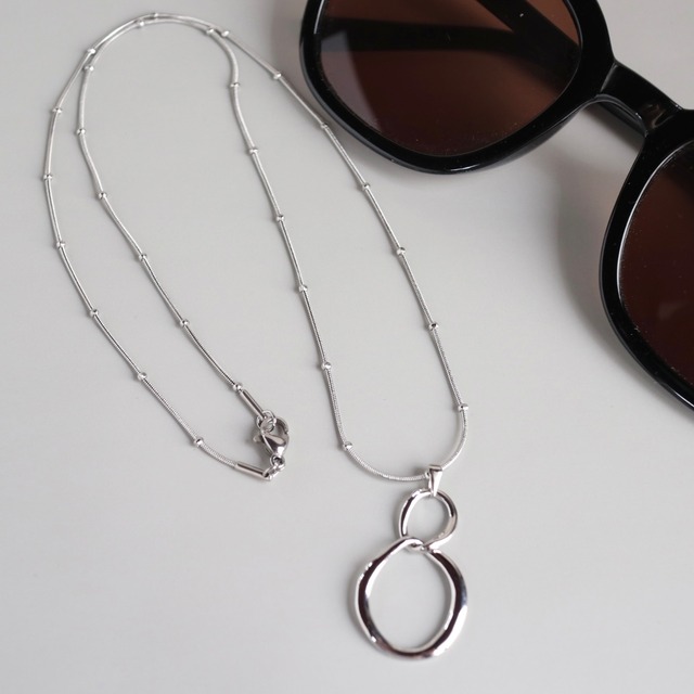 【サージカルステンレスネックレス】silver