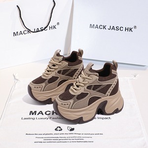 platform lace-up dad sneakers la2401