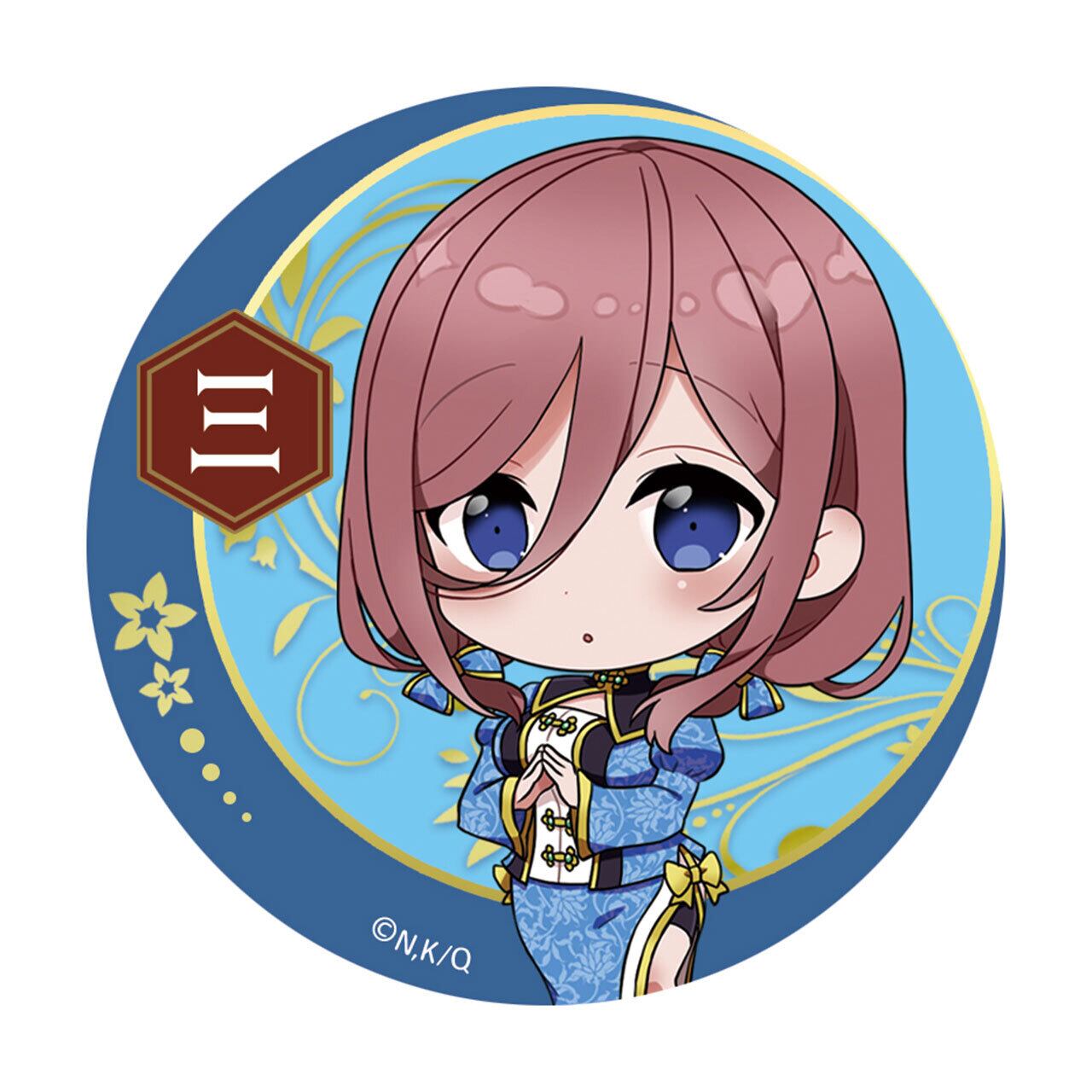 在 五等分の花嫁 描き起こし 缶バッジ 三玖 エムズファクトリーオフィシャルオンラインストア