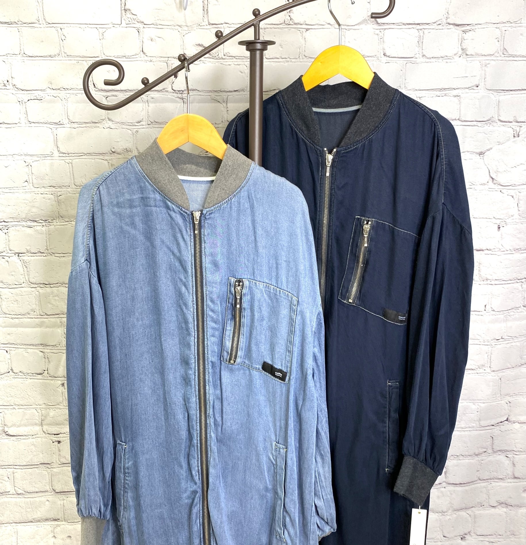 SALE！ayane アヤン テンセルデニムロングMA-1 853707 | Select Shop  