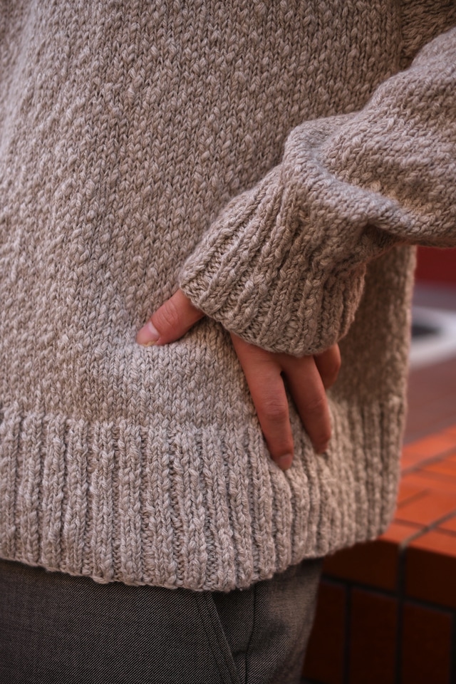 Cale / Cashmere Hand Knit (Natural)