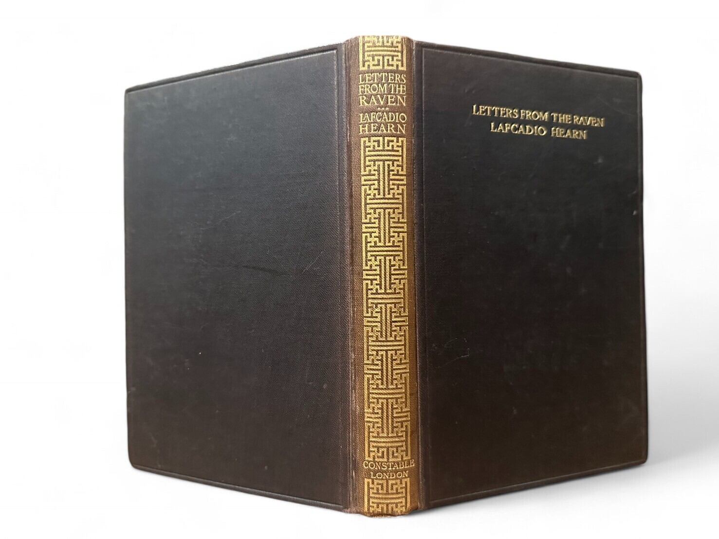 【SJ299】【FIRST U.K EDITION】Letters from the Raven. Being the Correspondence of Lafcadio Hearn with Henry Watkin. With Introduction and Critical Comment by the Editor Milton Bronner(1908) / Lafcadio Hearn