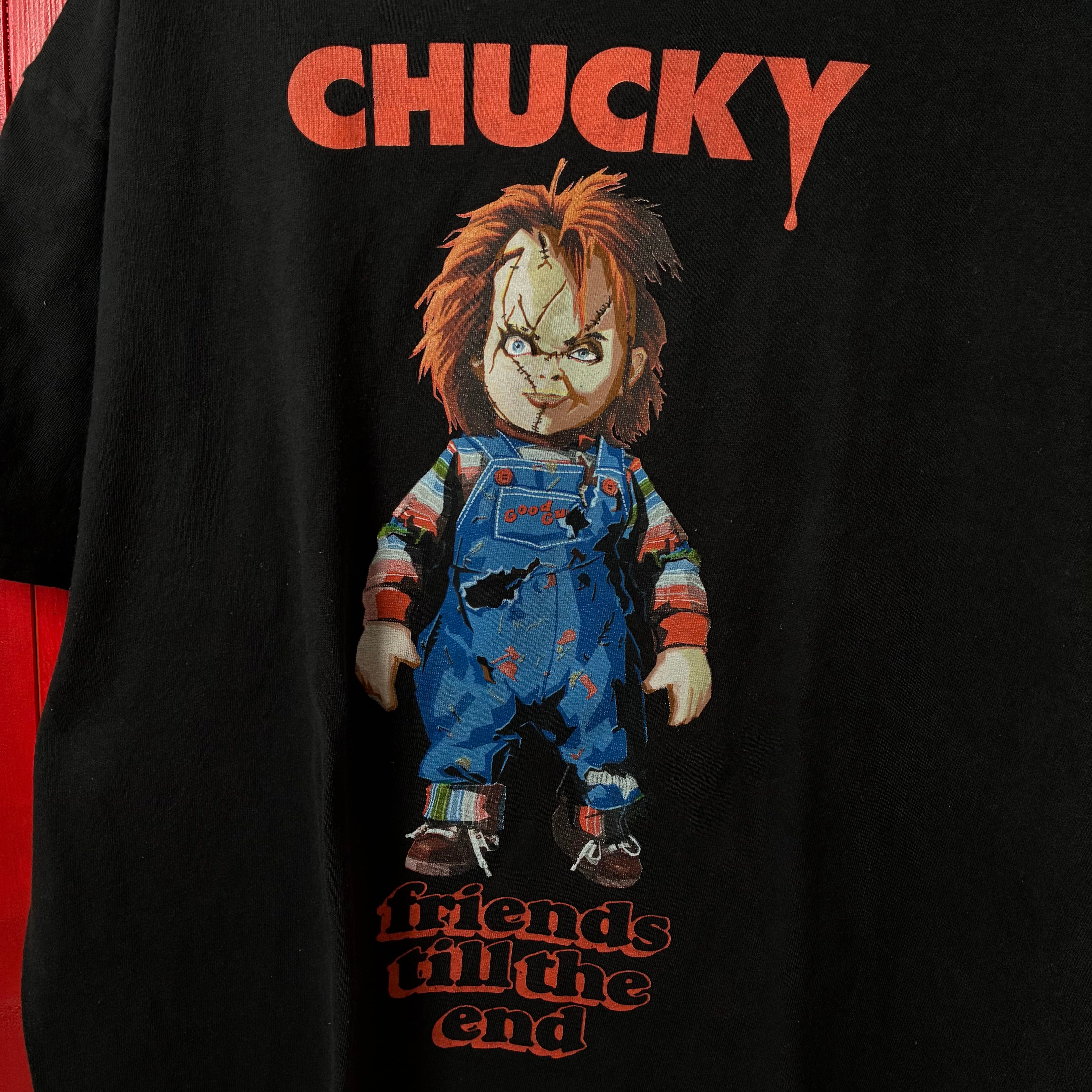 CHACKY ホラーTシャツ 黒 チャッキー XLムービー | 古着屋 the moon