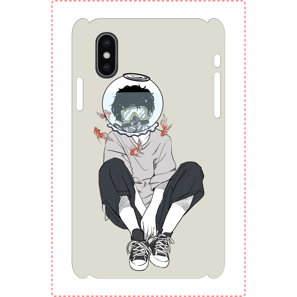 Iphoneケース スマホケース イラスト かっこいい 男子 イケメン メンズ おしゃれ シンプル Iphone13 12 11 Aquos Xperia Galaxy Oppo Basio Android アンドロイド ケース 個性的 おすすめ 人気 イラストレーター 絵師 グッズ タイトル 金魚鉢 作 7 7 4 ナナシ E 4