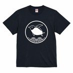 ペンギン家紋　Tシャツ(ネイビー)