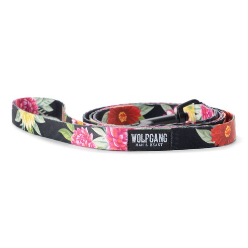 WOLFGANG MAN & BEAST /DarkFloral LEASH ( S size )