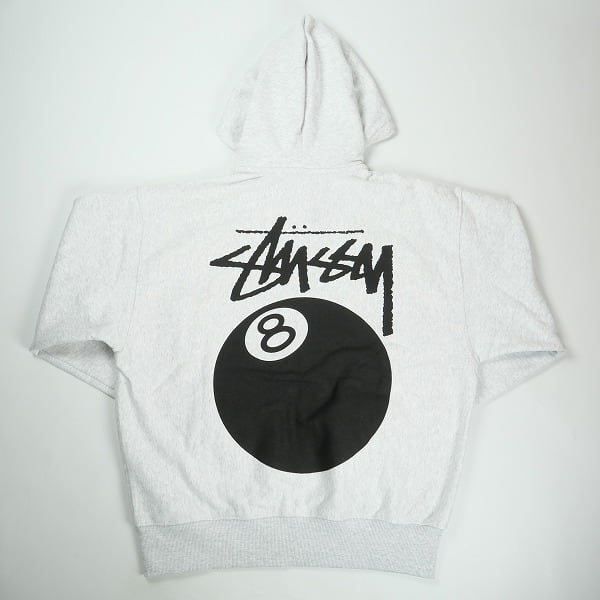 Size【L】 STUSSY ステューシー 26FW 8 BALL ZIP HOODIE Ash Heather