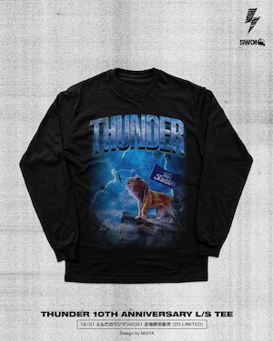 THUNDER 10TH ANNIVERSARY L/S TEE