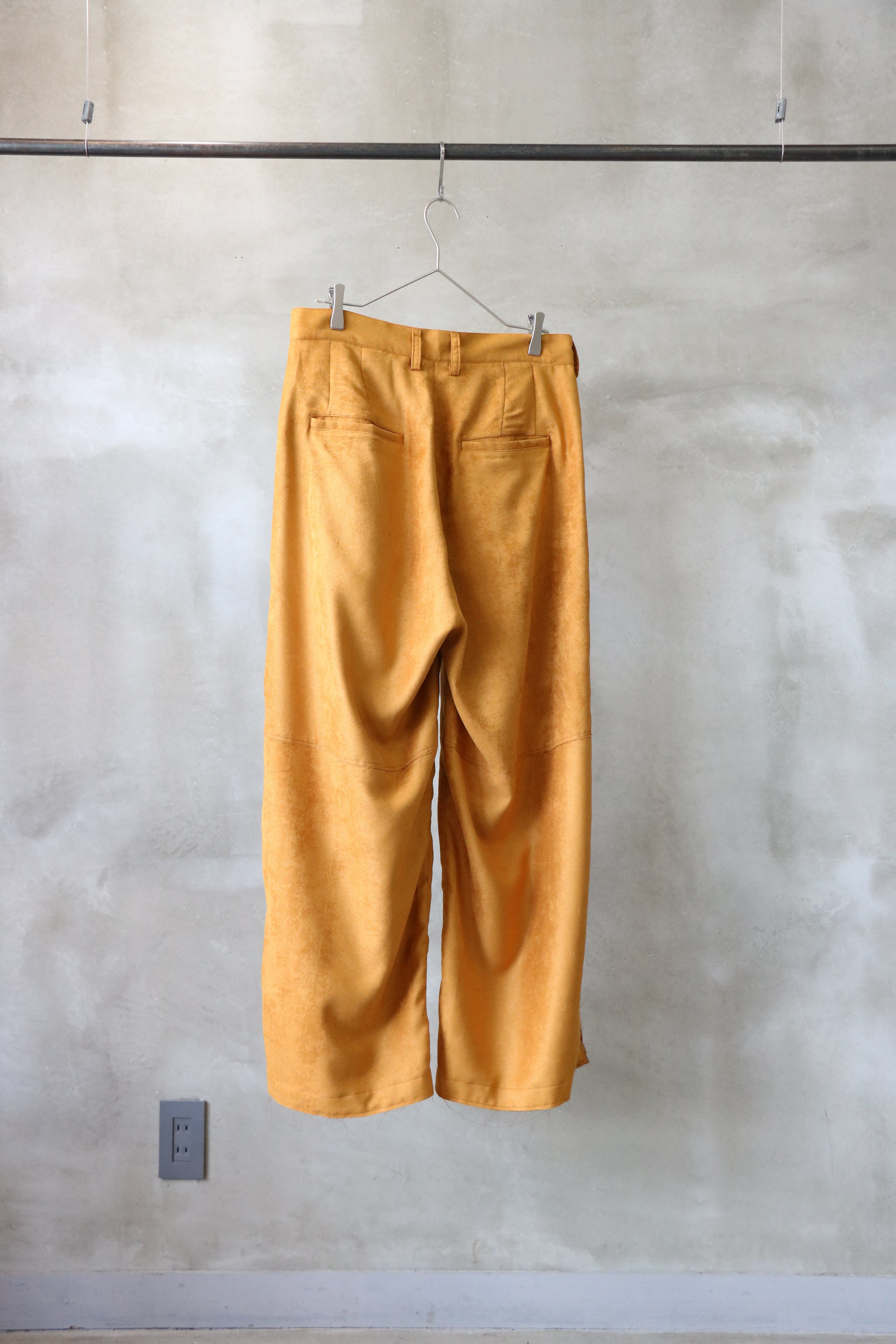 Ancellm / VEGAN LEATHER SIDE LINE PANTS /ANC-PT51 Ancellm / VEGAN LEATHER SIDE LINE PANTS /ANC-PT51