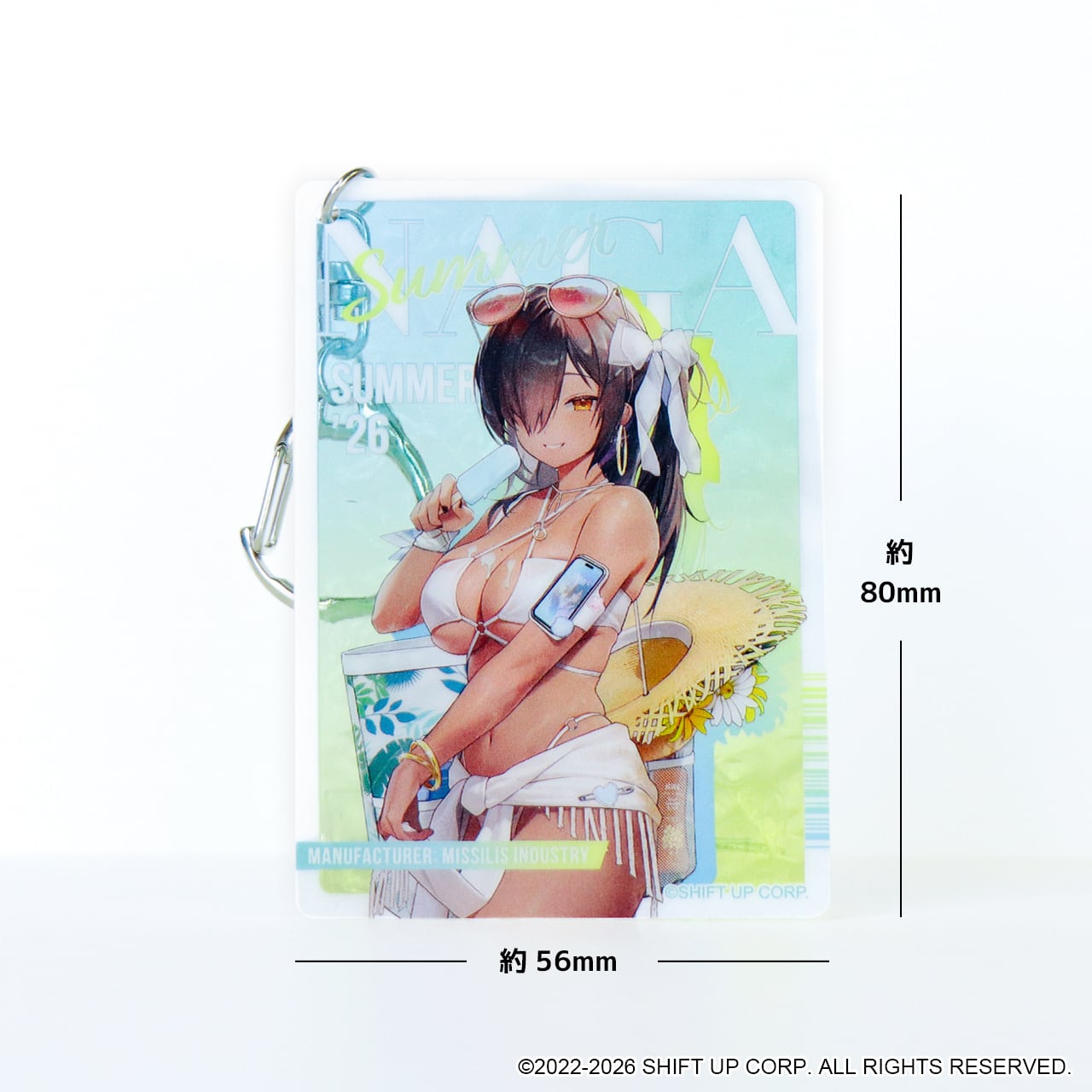 勝利の女神　NIKKE ニケ　キーホルダー　香港限定 勝利の女神：NIKKE』 One-Shot キーホルダー ナガ - リング