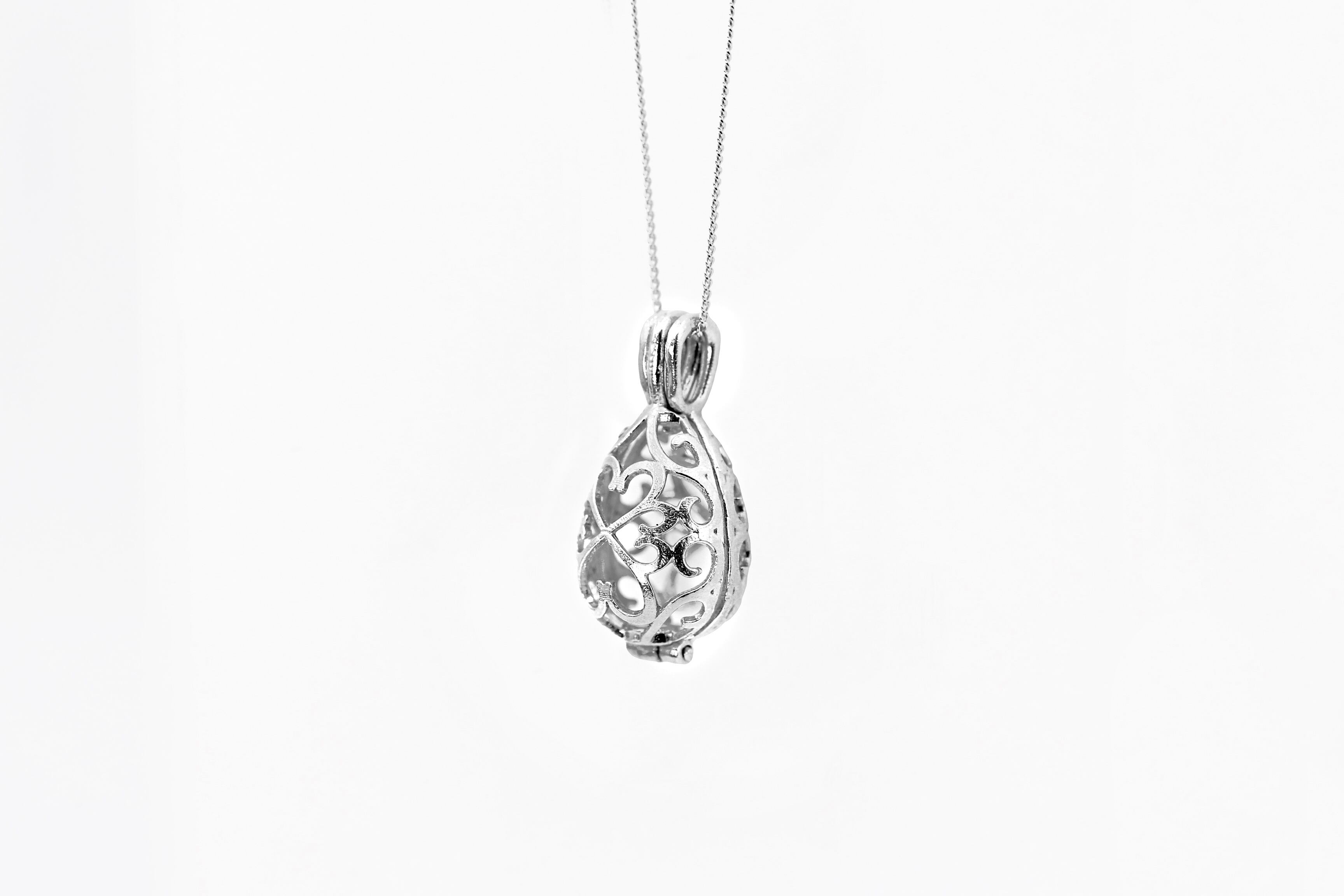 PT900 かごペンダントトップ《Drop型》※チェーン、中身は別売り  